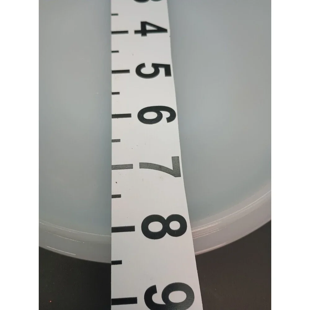 Vintage White Milk Glass LID Round 7.75